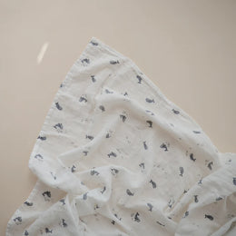 Mushie - Organic Cotton Muslin Swaddle Blanket