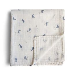 Mushie - Organic Cotton Muslin Swaddle Blanket